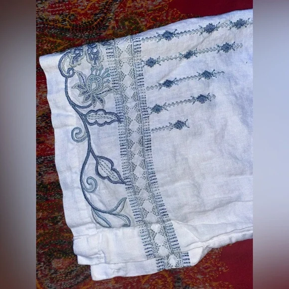 Rare Johnny Was Embroidered Linen Kimono - Picture 11 of 16